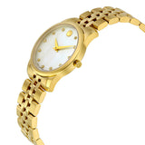  | Movado Museum Gold Stainless Steel Mother of pearl Dial Quartz Watch for Women - 606998 | Watches | Movado | OneHub
