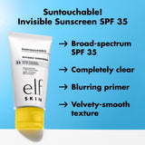  | ELF Suntouchable Invisible Sunscreen SPF 35 Mini | Makeup | Elf | OneHub