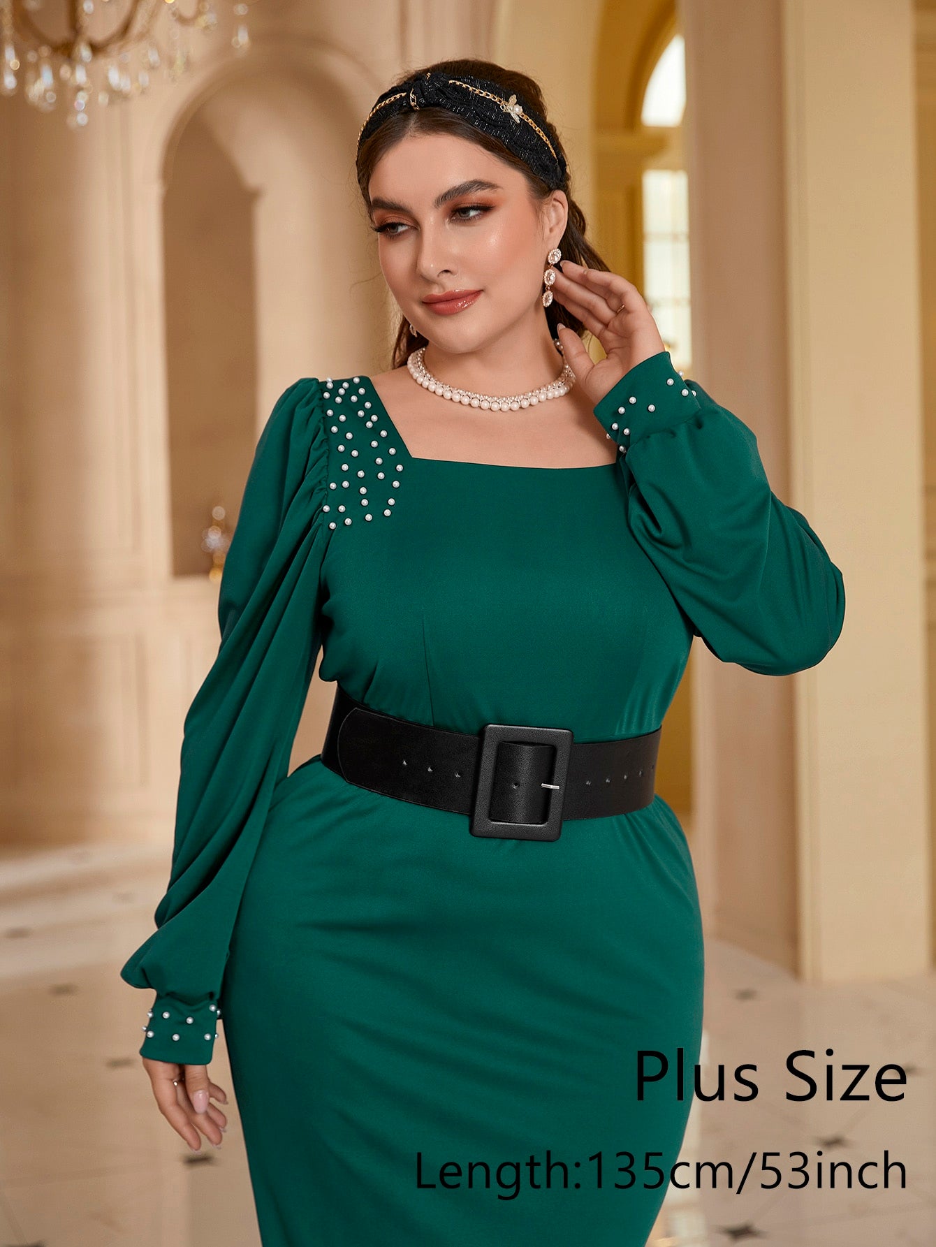  | SHEIN 135CM Plus Size Geometric Buckle Belt | Belt | Shein | OneHub