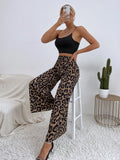  | SHEIN VCAY Leopard Print Wide Leg Pants | Pants | Shein | OneHub