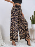  | SHEIN VCAY Leopard Print Wide Leg Pants | Pants | Shein | OneHub