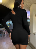  | SHEIN SXY Cut Out Stand Neck Bodycon Dress | Dress | Shein | OneHub