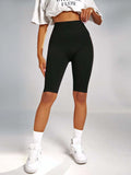  | SHEIN Solid Tummy Control Sports Shorts | Sports Leggings | Shein | OneHub