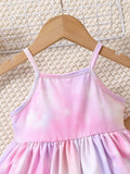  | SHEIN Baby Unicorn Print Tie Dye Cami Dress | Dress | Shein | OneHub