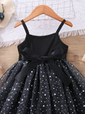  | SHEIN Toddler Girls Star Mesh Hem Belted Cami Dress | Dress | Shein | OneHub