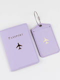  | SHEIN 2pcs Letter Graphic Passport Case & Luggage Tag | Card Holder | Shein | OneHub