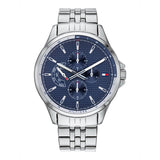  | Tommy Hilfiger Shawn Silver Stainless Steel Blue Dial Quartz Watch for Men - 1791612 | Watches | Tommy Hilfiger | OneHub