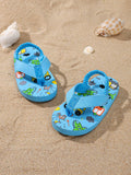  | SHEIN 1 Pair Toddler Cartoon Animal EVA Non-Slip Beach Outdoor Slippers, Summer Lightweight Flip Flops | Shoes | Shein | OneHub