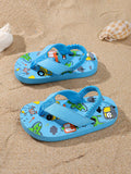  | SHEIN 1 Pair Toddler Cartoon Animal EVA Non-Slip Beach Outdoor Slippers, Summer Lightweight Flip Flops | Shoes | Shein | OneHub