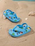  | SHEIN 1 Pair Toddler Cartoon Animal EVA Non-Slip Beach Outdoor Slippers, Summer Lightweight Flip Flops | Shoes | Shein | OneHub