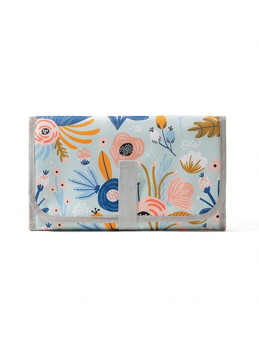 SHEIN 1 Pc Portable Baby Diaper Pad, Multi-Functional Waterproof Diaper Changing Mat, Foldable For Stroller, Convenient Diaper Bag