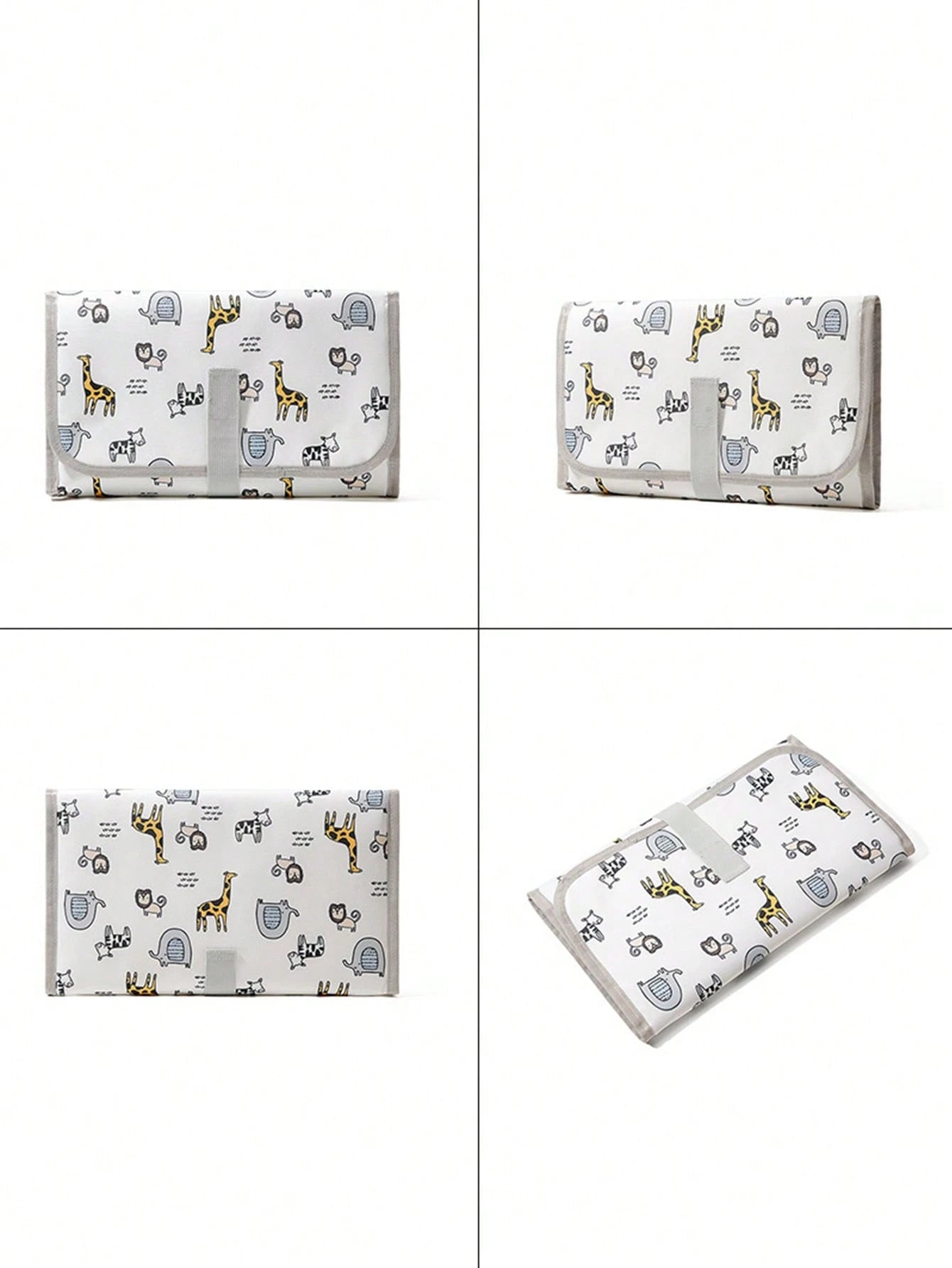 SHEIN 1 Pc Portable Baby Diaper Pad, Multi-Functional Waterproof Diaper Changing Mat, Foldable For Stroller, Convenient Diaper Bag