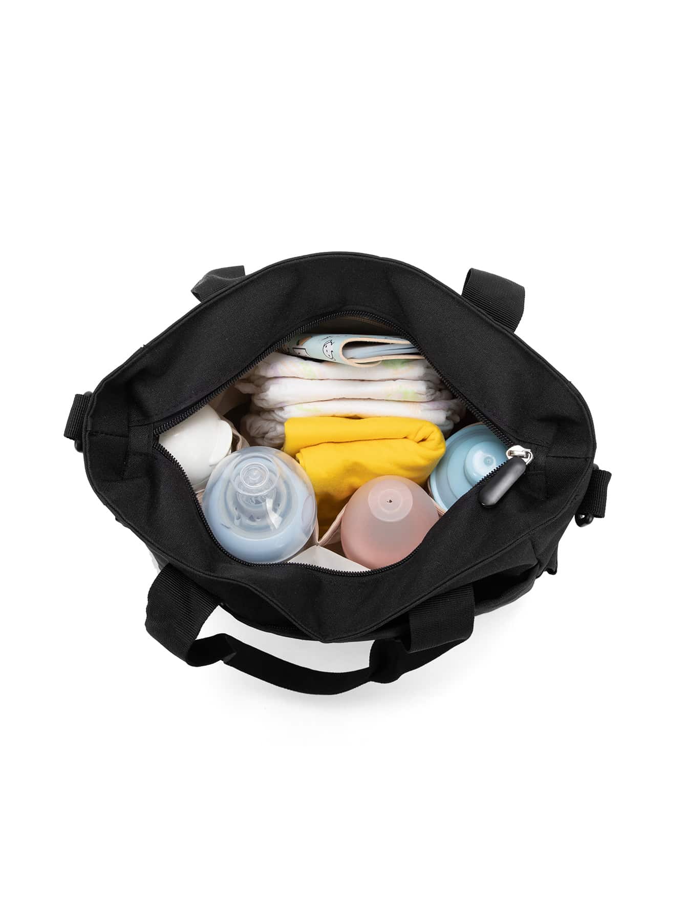  | SHEIN 1 Piece Baby Solid Color New Nylon Fashion Travel Large Capacity Multifunctional Mommy Bag | Bags | Shein | OneHub