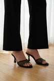 Ivy Leaf Vine Strap Heels – Midnight Black | Anza PK | ANZA Sasha | Heels | Anza | OneHub