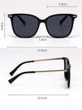  | SHEIN 1pair Geometric Frame Sunglasses For Outdoor Elegant Sunglasses Beach Sun Glasses | Sunglasses | Shein | OneHub