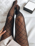  | SHEIN 1pair Women Plaid Pattern Fashionable Fishnet Tights For Daily Life | Tights | Shein | OneHub