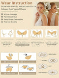 | SHEIN 1pc/10pcs Reusable Strapless Invisible Adhesive Push-Up Bra For Women, Suitable For Wedding/Party Dresses, Seamless Bra, Adhesive Bra | Lingerie | Shein | OneHub