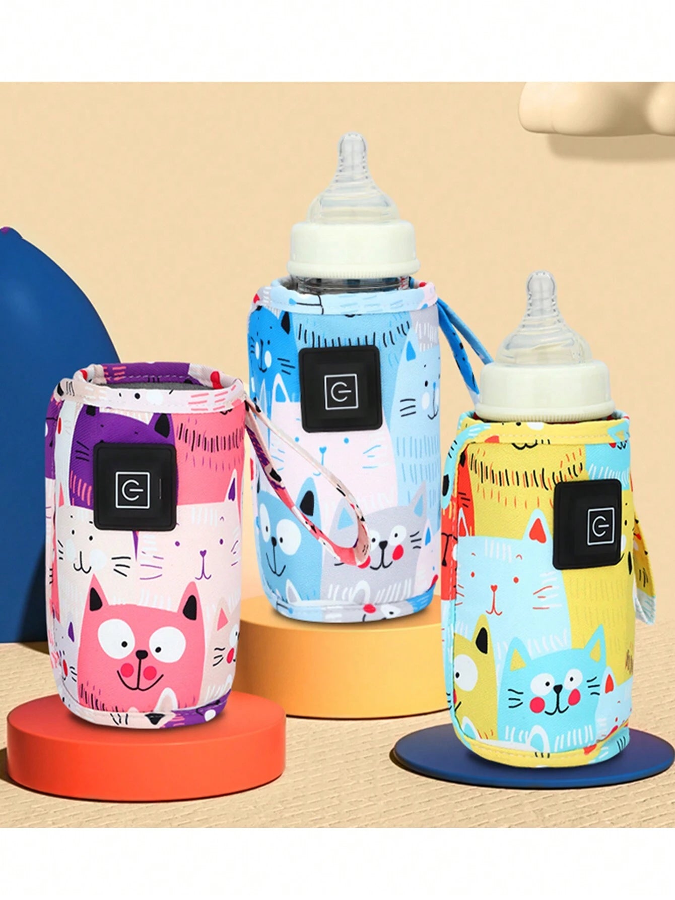  | SHEIN 1pc Baby 3-Gears Adjustable Cartoon Milk Bottle Insulation Cover, Thermostatic, Portable For Home & Outdoor Use | Bags | Shein | OneHub