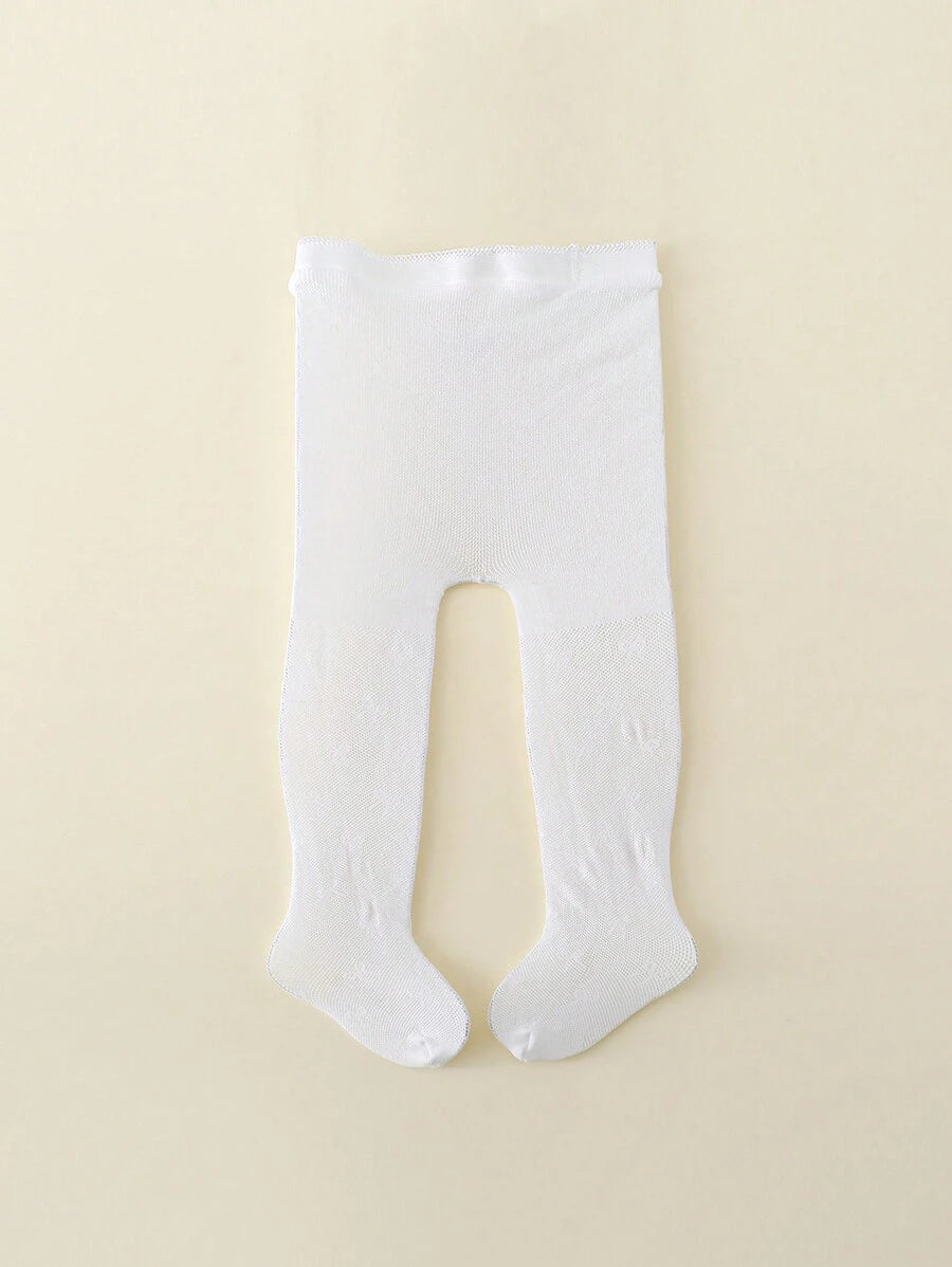  | SHEIN 1pc Baby Girls' White Butterfly Jacquard Fishnet Stocking, Suitable For Summer Daily Wear | Dress | Shein | OneHub