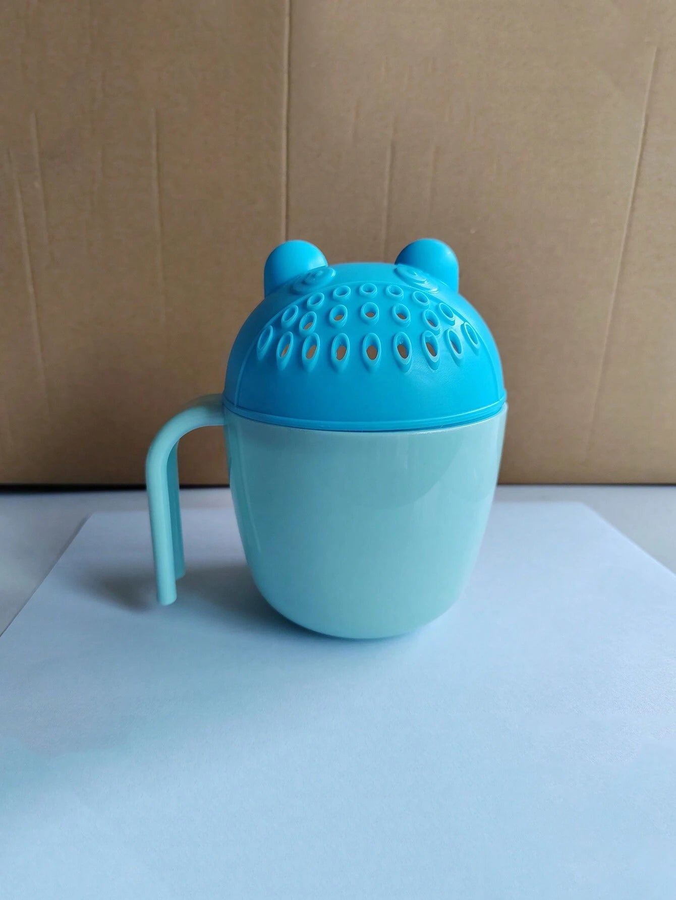  | SHEIN 1pc Bear Shaped Baby Shampoo Cup Shower Rinser Bathing Gargle Cup | shower | Shein | OneHub
