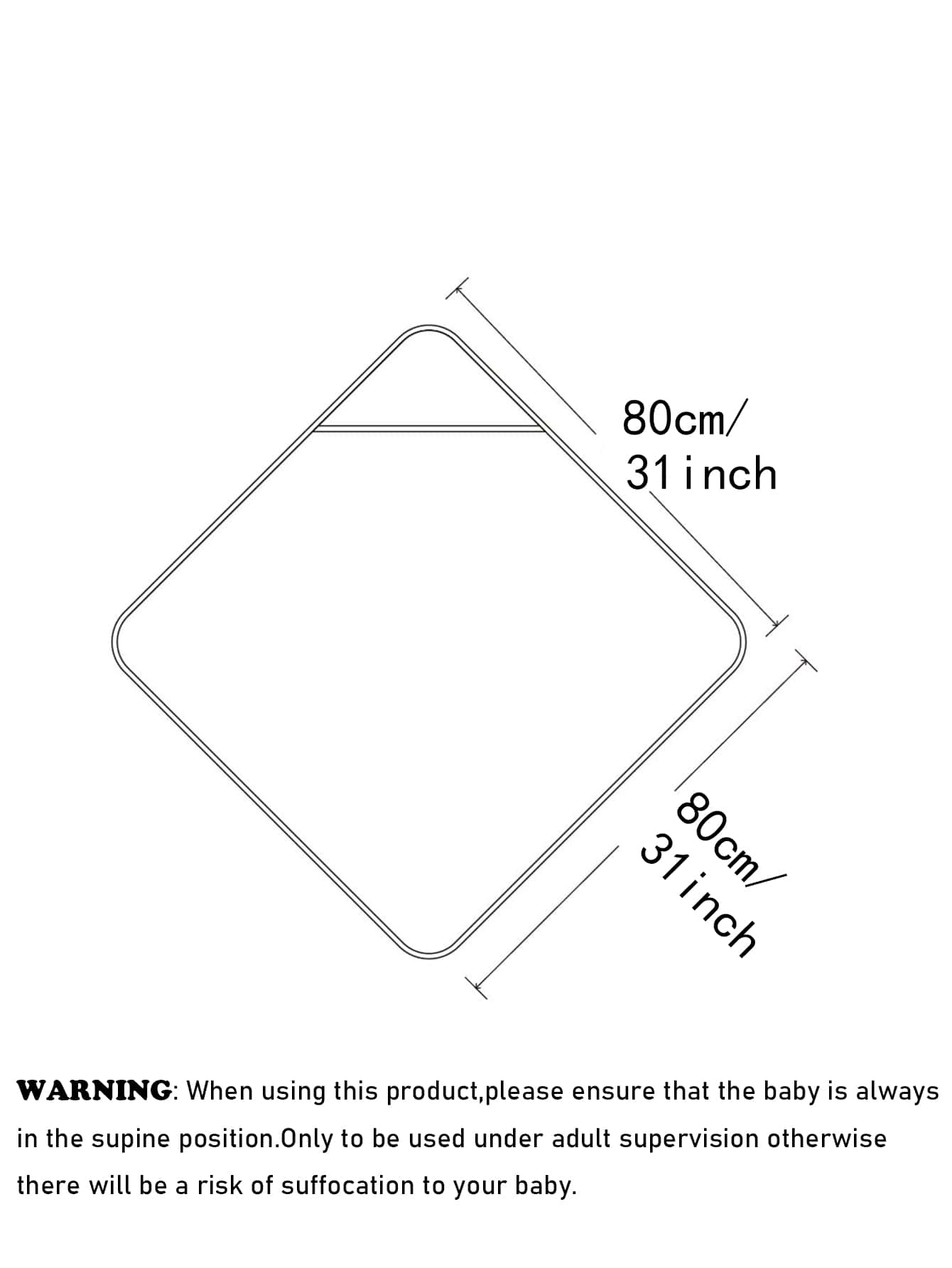  | SHEIN 1pc Beige Coral Fleece Baby Blanket Suitable For Daily Baby Swaddling | Bags | Shein | OneHub