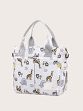 SHEIN 1pc Cartoon Animal Pattern Diaper Bag
