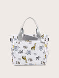 SHEIN 1pc Cartoon Animal Pattern Diaper Bag