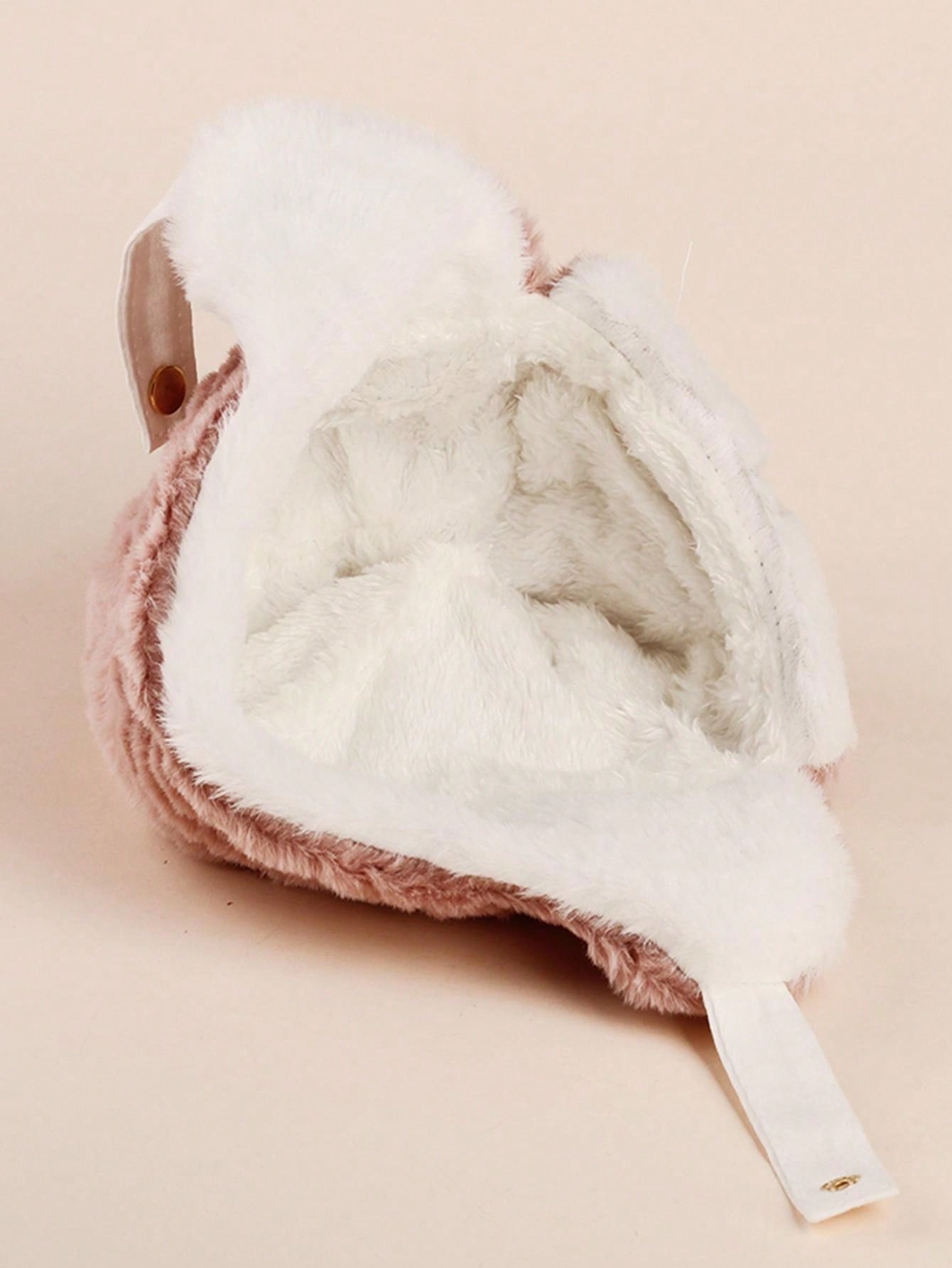  | SHEIN 1pc Cartoon Knitted Ear Protection Thickened Hat For Kids And Babies, Winter | Cap | Shein | OneHub