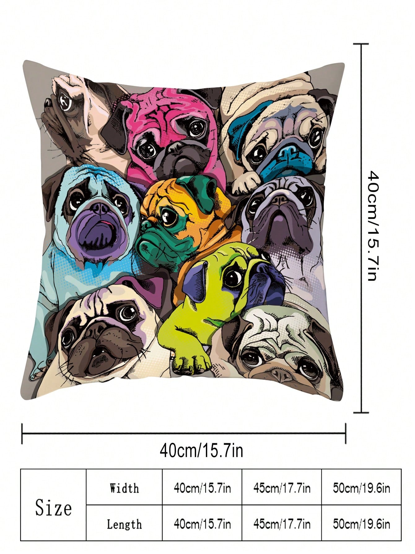  | SHEIN 1pc Dog Pattern Cushion Cover Without Filler | Pillow Cover | Shein | OneHub