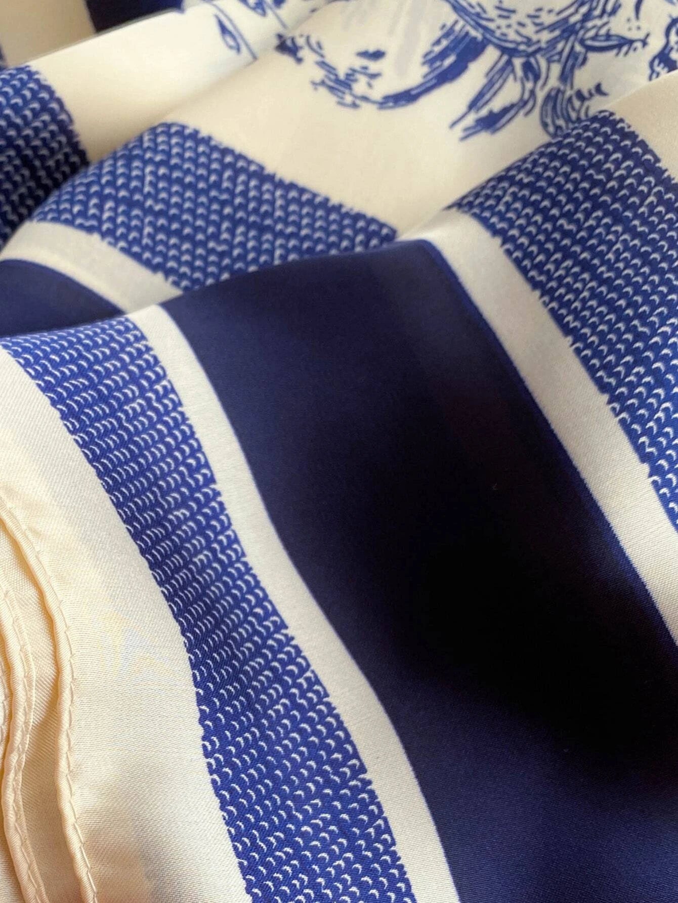  | SHEIN 1pc Landscape Print Bandana Scarf Fashionable Women Head Scarf Bandana,Hair Band,Head Band Ideal For Dressing Up Your Look | Bandana | Shein | OneHub