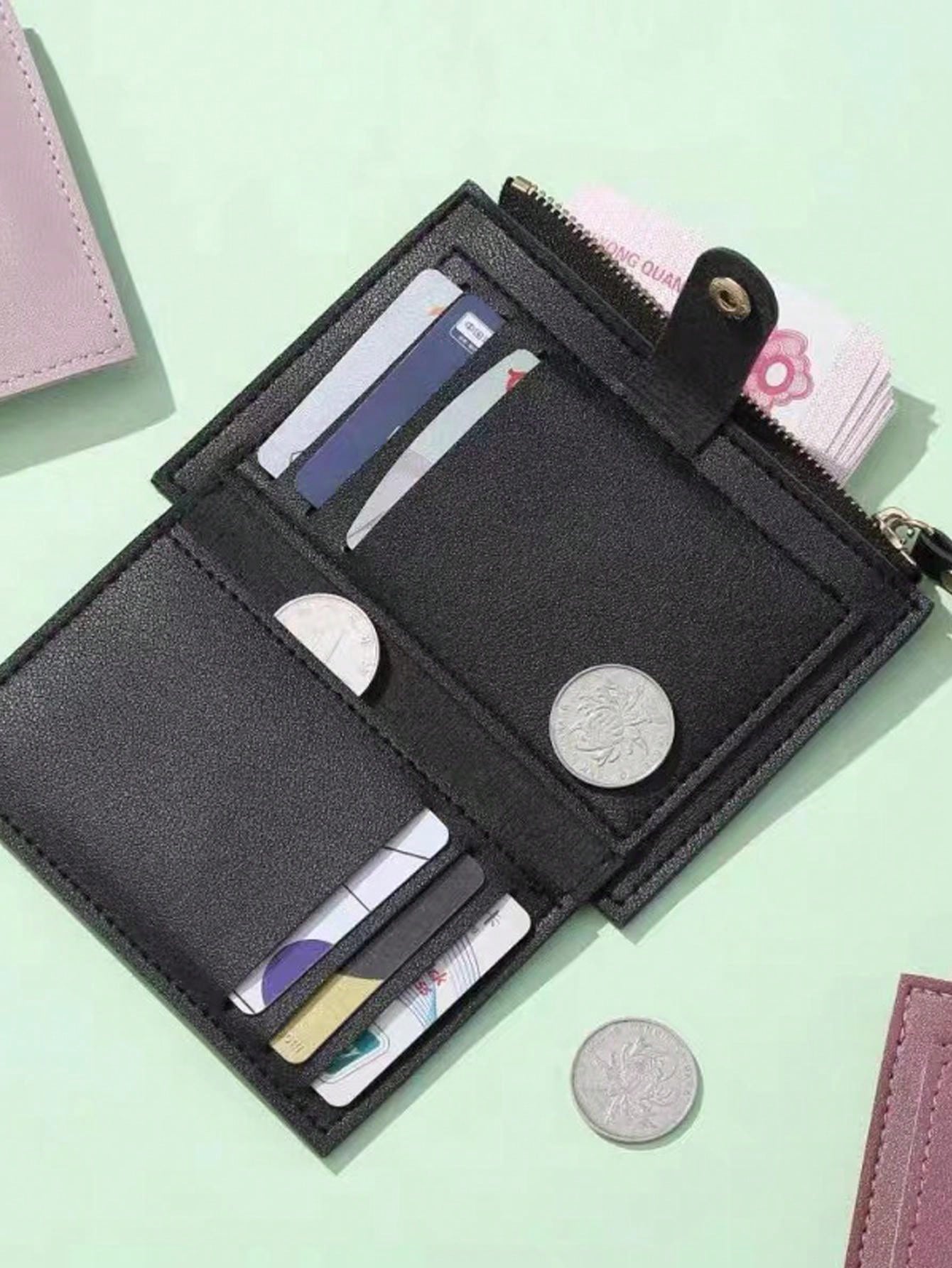  | SHEIN 1pc Leather Card Holder Coin Purse | Wallet | Shein | OneHub