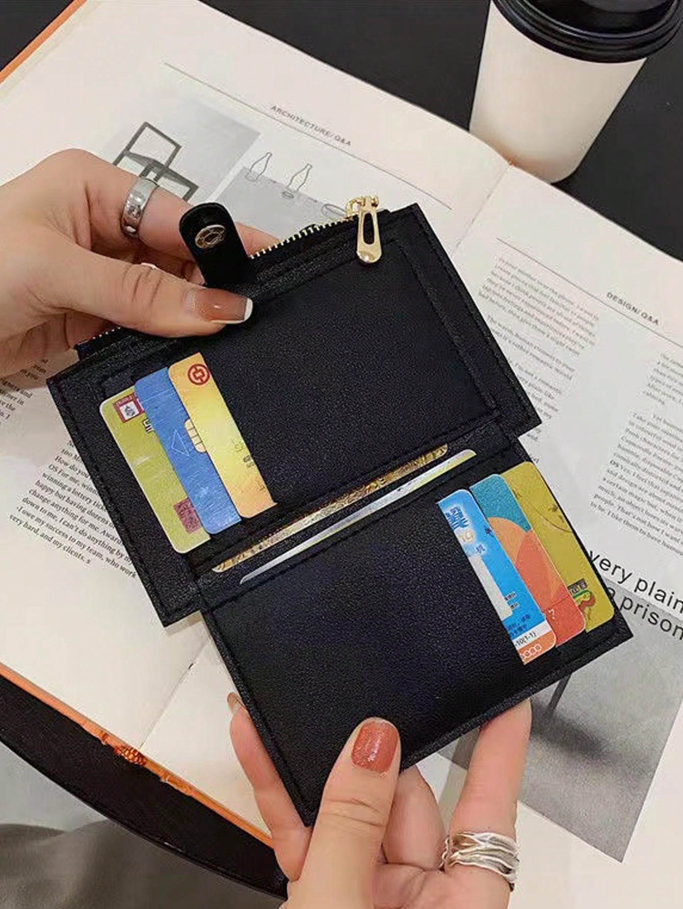  | SHEIN 1pc Leather Card Holder Coin Purse | Wallet | Shein | OneHub