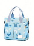  | SHEIN 1pc Multifunctional Mother & Baby Diaper Bag Fashionable Printed Waterproof Cloth Bag Women Handbag Baby Bottle Storage Bag | Bags | Shein | OneHub