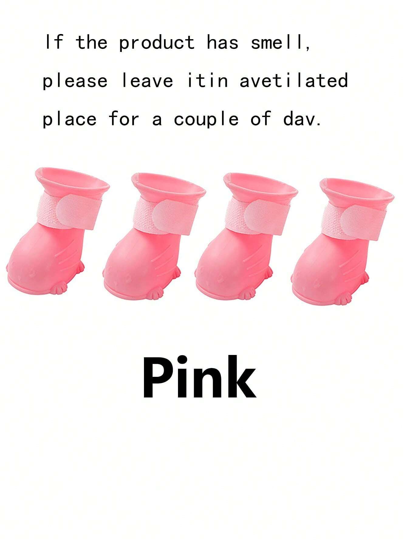  | SHEIN 1pc Pet Dog Rain Boots Spring Waterproof & Warm Shoes For Pet Paws, Slip-Resistant, Durable, Outdoors, Anti-Scratch For Nails And Cats | Dress | Shein | OneHub