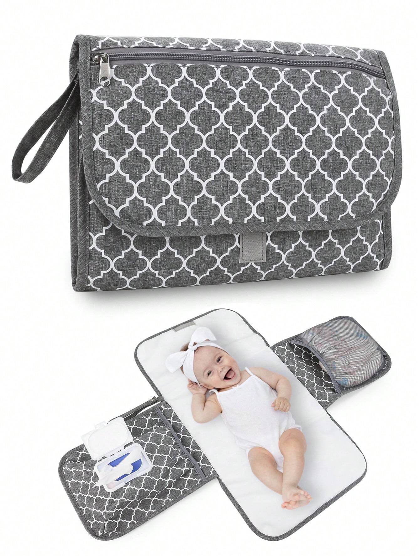  | SHEIN 1pc Portable Diaper Changing Pad For Baby, Suitable For Diaper Bag Or Changing Table Mat. Multifunctional Wet Wipes Bag Mommy Bag Accessory, Essential Item For Newborn Baby | Bags | Shein | OneHub