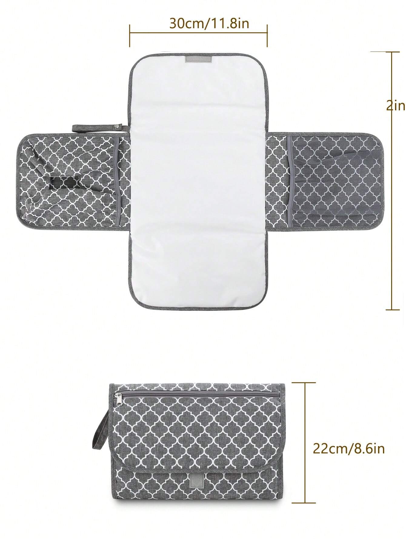  | SHEIN 1pc Portable Diaper Changing Pad For Baby, Suitable For Diaper Bag Or Changing Table Mat. Multifunctional Wet Wipes Bag Mommy Bag Accessory, Essential Item For Newborn Baby | Bags | Shein | OneHub
