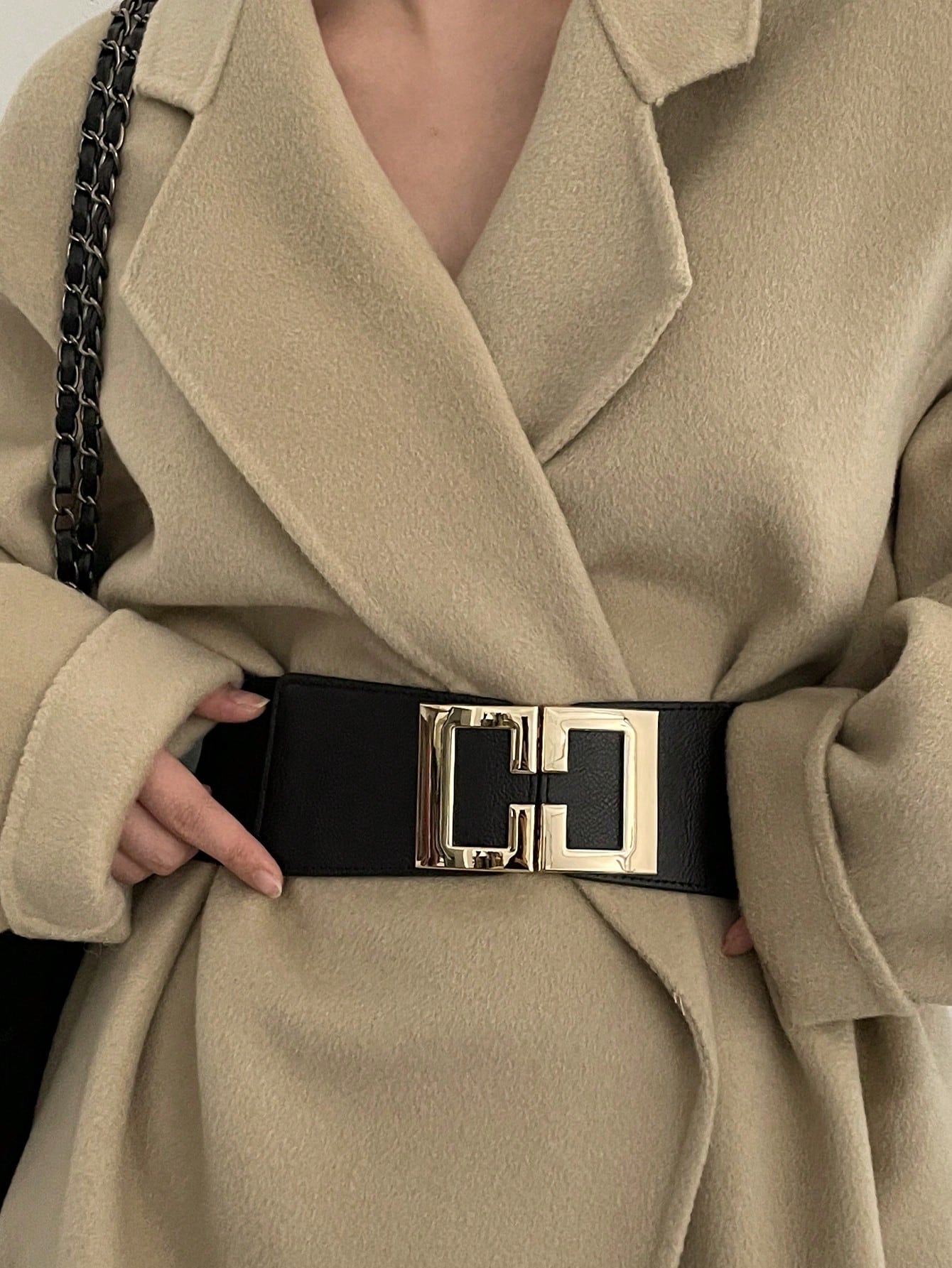  | SHEIN 1pc Women's Fashionable Slimming Pu Belt In Black Halloween Summer | Belt | Shein | OneHub