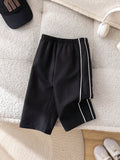 SHEIN 1pc Young Boys' Casual Sports Pants,Straight Leg,Soft & Comfortable,With Drawstring Decoration,Suitable For Daily Wear,School,Outdoor,All Season