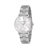 Michael Fellini Silver Stainless Steel Silver Dial Quartz Watch for Women - MF2232-1