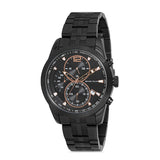 Michael Fellini Black Stainless Steel Black Dial Quartz Watch for Men - MF2248-7
