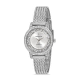  | Michael Fellini Silver Mesh Bracelet Silver Dial Quartz Watch for Women - MF2254-1 | Watches | Michael Fellini | OneHub