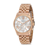 Michael Fellini Rose Gold Stainless Steel Silver Dial Quartz Watch for Women - MF2258-3