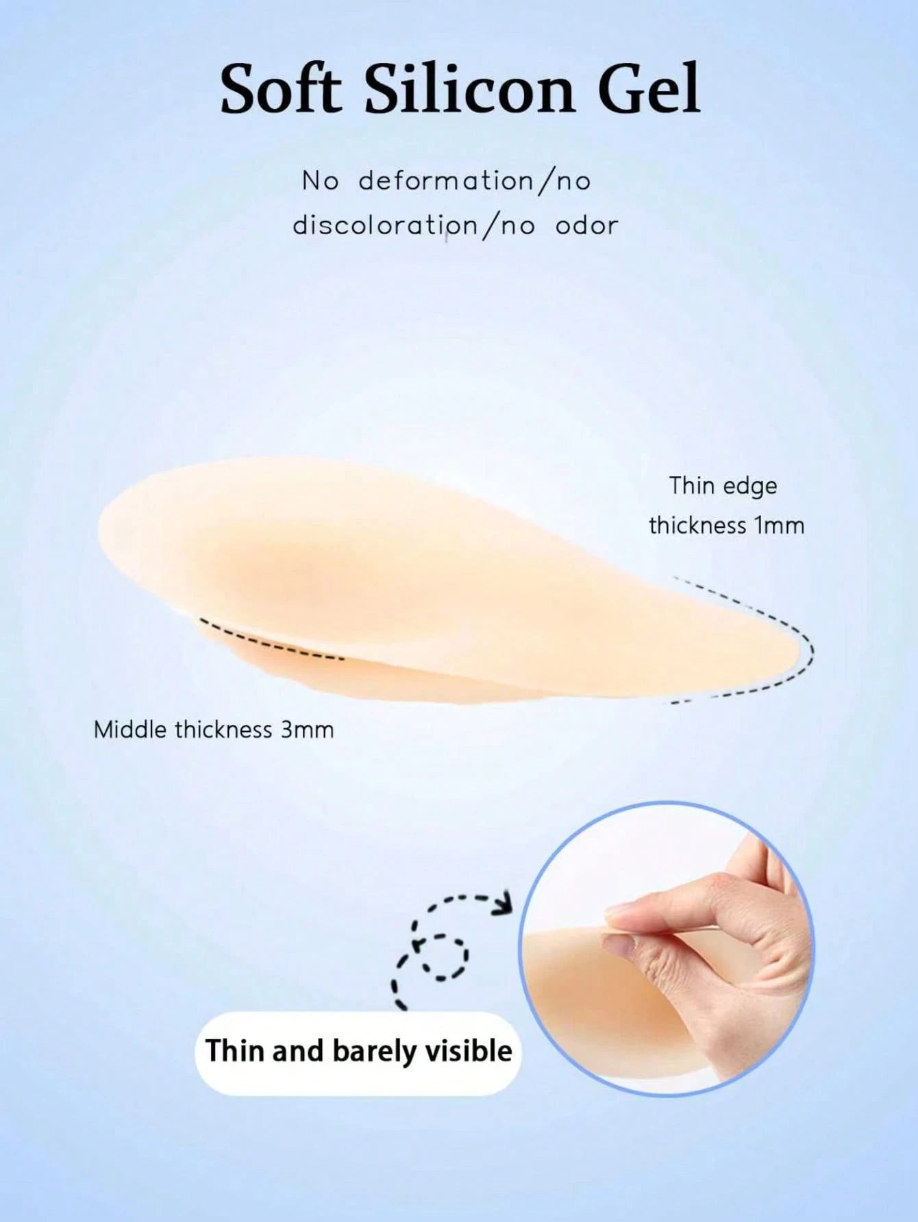  | SHEIN 2/4pcs Water Drop Shaped Silicone Nipple Covers - Invisible Seamless Lightweight Comfortable Adhesive Breast Petals For Dresses And Camisoles, Summer Exclusive | Lingerie | Shein | OneHub
