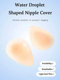  | SHEIN 2/4pcs Water Drop Shaped Silicone Nipple Covers - Invisible Seamless Lightweight Comfortable Adhesive Breast Petals For Dresses And Camisoles, Summer Exclusive | Lingerie | Shein | OneHub