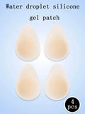  | SHEIN 2/4pcs Water Drop Shaped Silicone Nipple Covers - Invisible Seamless Lightweight Comfortable Adhesive Breast Petals For Dresses And Camisoles, Summer Exclusive | Lingerie | Shein | OneHub