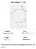 SHEIN 2pcs/Set Women's Fashion Elegant Minimalist Daisy Waist Chain, Sexy Sweet Multi-Layer Waist Chain Suitable For Daily Wear, Beach Party, Vacation
