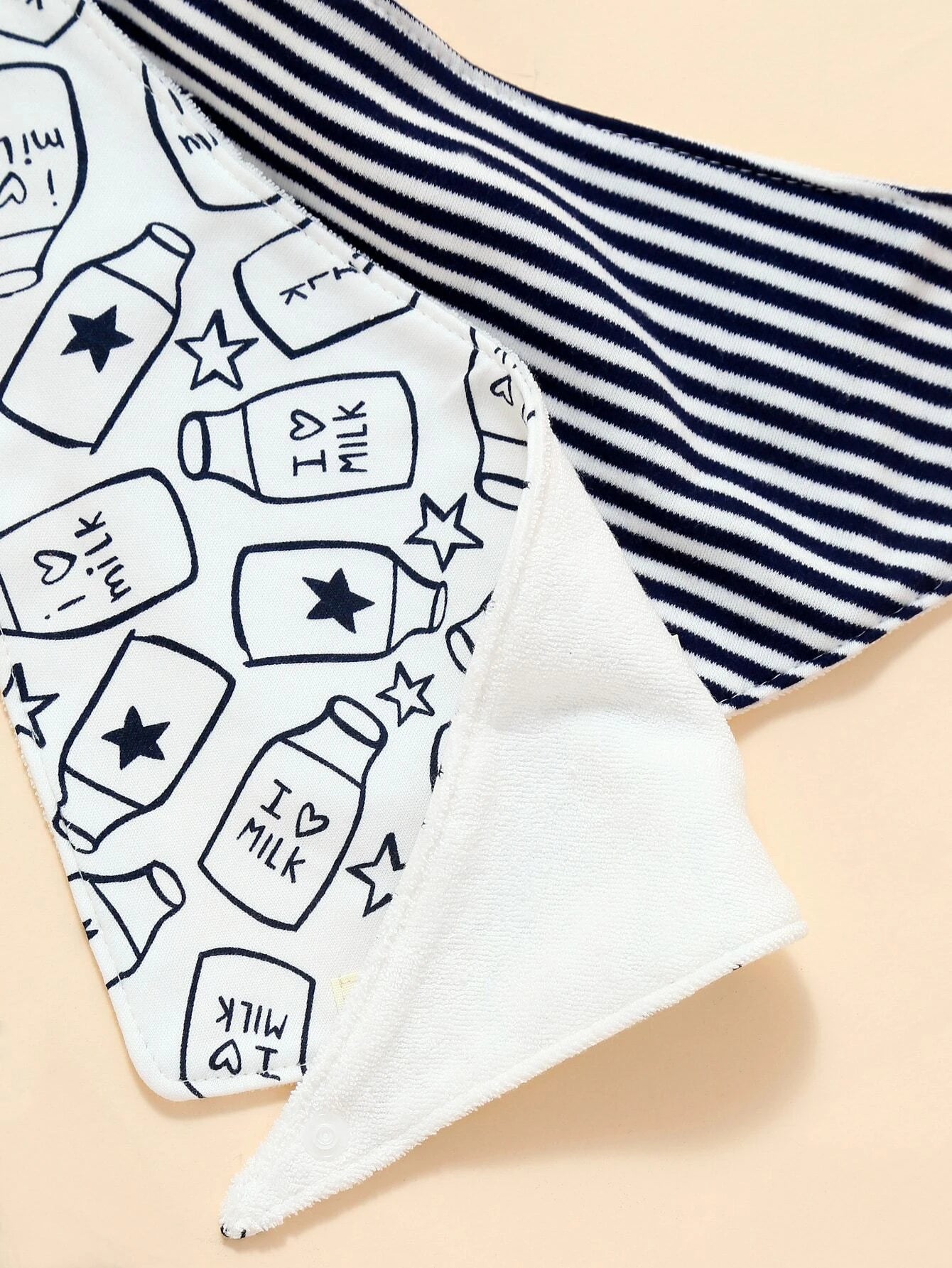  | SHEIN 3pcs Baby Milk Bottle Pattern Bandana Bib | Bags | Shein | OneHub