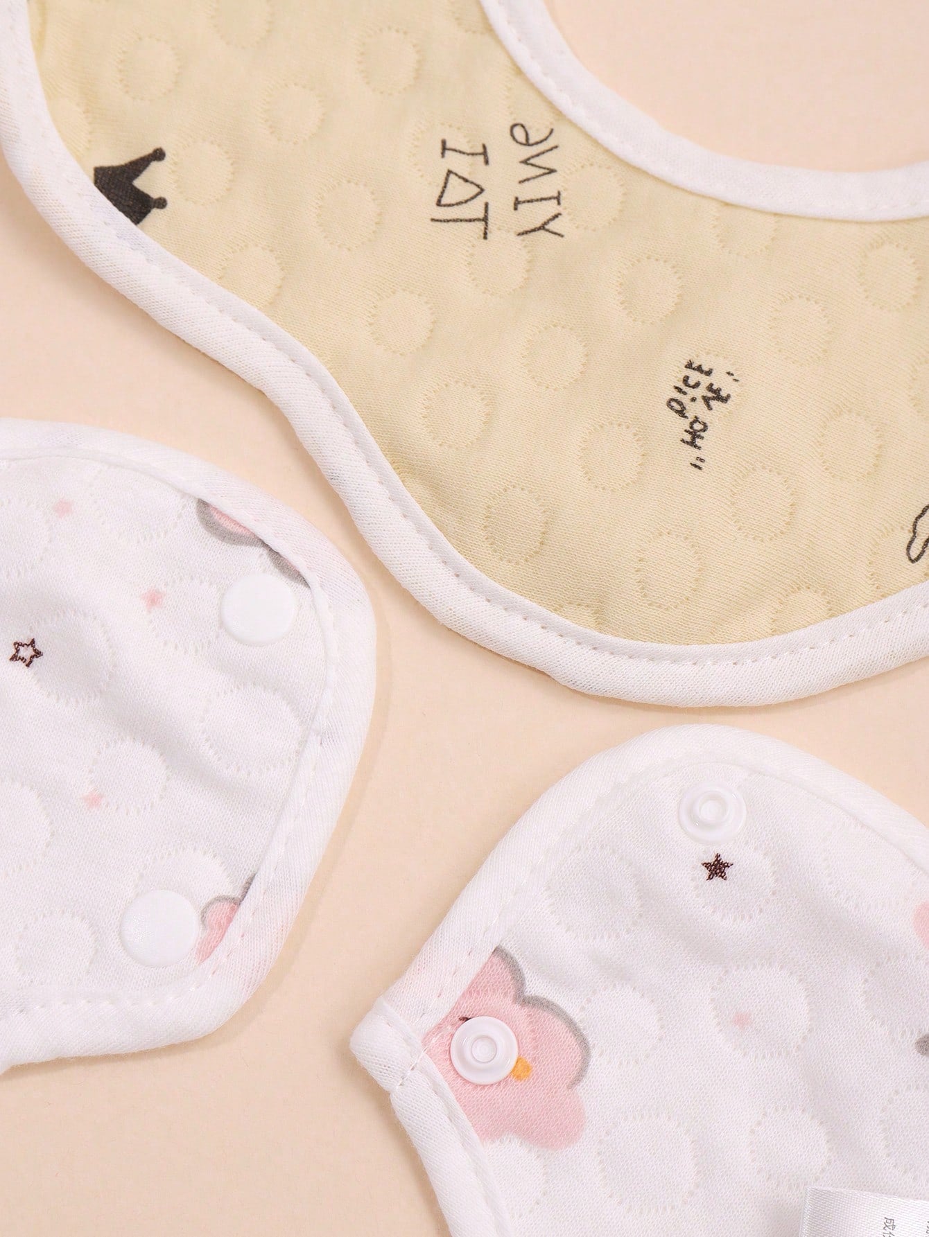  | SHEIN 3pcs Baby Random Crown & Cloud Pattern Bib | Bags | Shein | OneHub