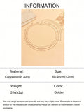SHEIN 3pcs/Set Minimalist Elegant Gold Disc Multi-Layer Chain Waist Chain, Simple All-Match Versatile Style Women's Waist Jewelry Accessory