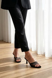 Ivy Leaf Vine Strap Heels – Midnight Black | Anza PK | ANZA Sasha | Heels | Anza | OneHub